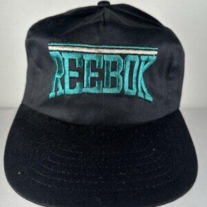 Vintage Reebok Classic Spellout Logo Baseball Hat Cap Embroidered 90s Snapback